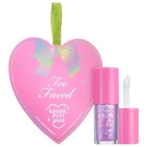 Too Faced Kissing Jelly Lip Oil Lip Gloss Ornament, Non-Sticky, Hydrating / NIB